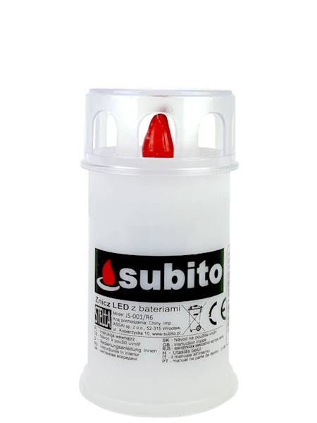 Wkład LED Subito Stella czerwony [12]