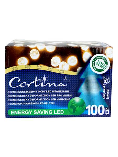 Lampki LED 100 wew. 6/10/LED/WW-CB, ciepły biały