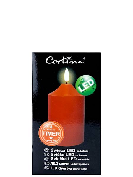 Świeca LED z timerem 19/21/YZE czerwony [6]
