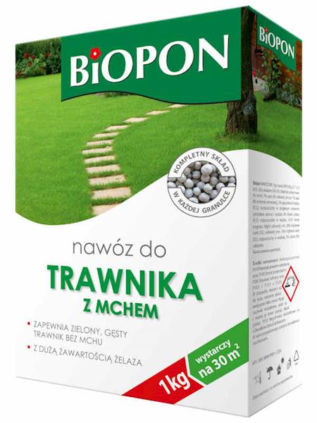 Biopon Nawóz do Traw z mchem 1 kg karton [12]