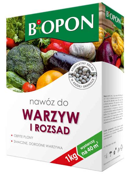 Biopon Nawóz do Warzyw 1 kg karton [12]