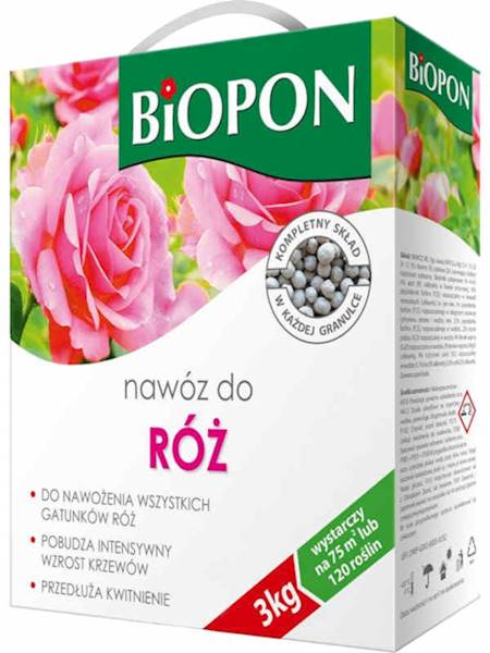 Biopon Nawóz do Róż 3 kg karton [3]