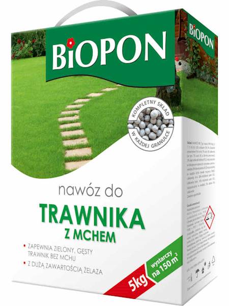 Biopon Nawóz do Traw z mchem 5 kg karton [2]