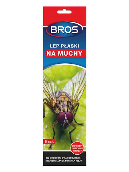 Bros Lep na muchy płaski 5-pak [20]