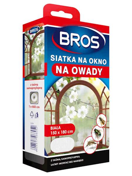 Bros Moskitiera 150x180 cm biała [10]
