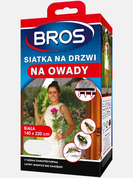 Bros Moskitiera 140x220 cm biała [10]