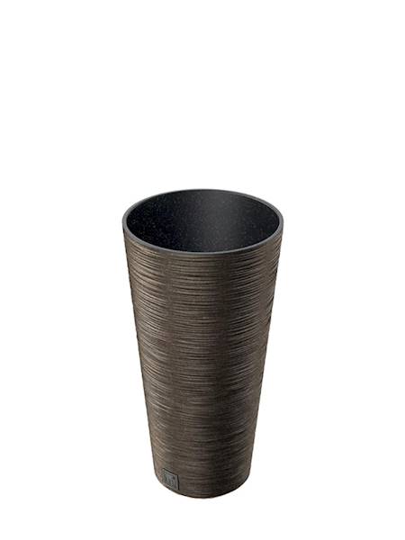 Doniczka Furu round slim DFRH250W kawa eco