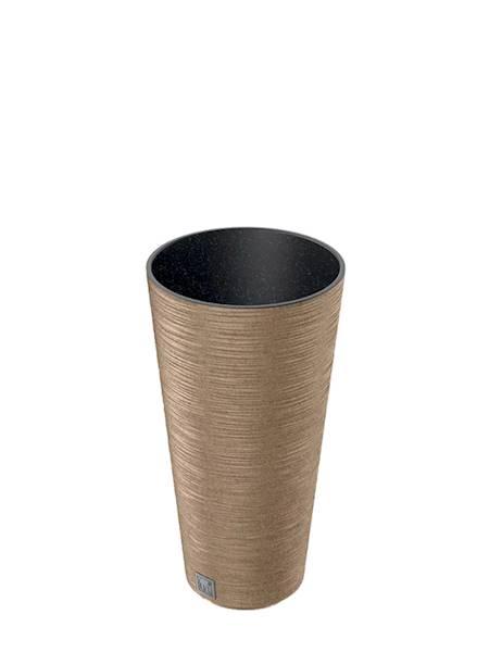 Doniczka Furu round slim DFRH250W naturo eco