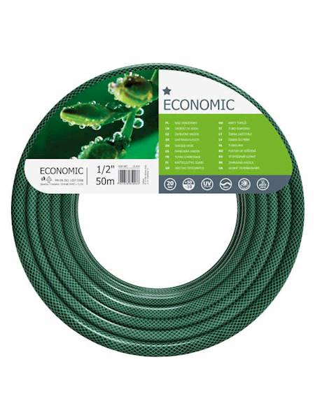 Wąż ogrodowy 1/2" 50 m Economic zielony