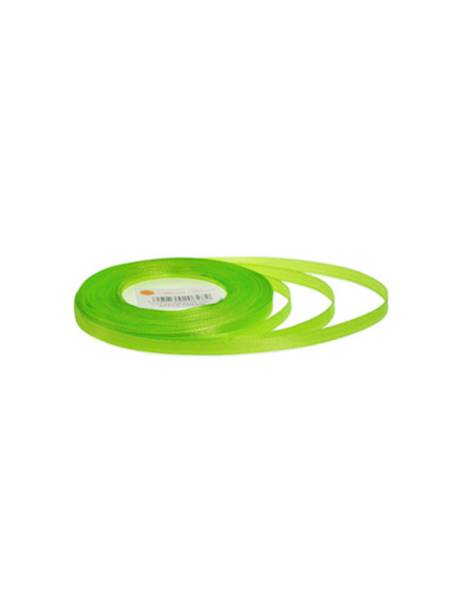 Wstążka satynowa 0,65 cm x 35 y gładka, apple green [20]