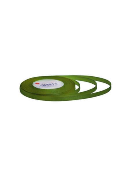 Wstążka satynowa 0,65 cm x 35 y gładka, dark olive green [20]
