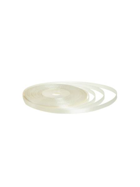 Wstążka satynowa 0,65 cm x 35 y gładka, light ecru [20]