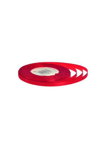 Wstążka satynowa 0,65 cm x 35 y gładka, red [20]