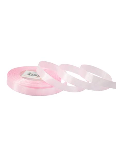 Wstążka satynowa 1,2 cm x 35 y gładka, baby pink [20]