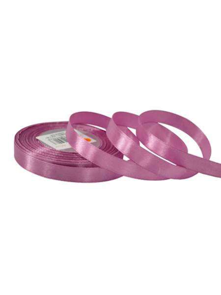 Wstążka satynowa 1,2 cm x 35 y gładka, carmine pink [20]