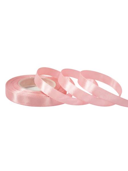 Wstążka satynowa 1,2 cm x 35 y gładka, dirty pink [20]