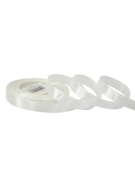 Wstążka satynowa 1,2 cm x 35 y gładka, light ecru [20]