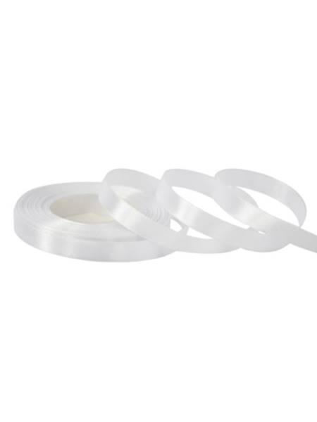 Wstążka satynowa 1,2 cm x 35 y gładka, white [20]