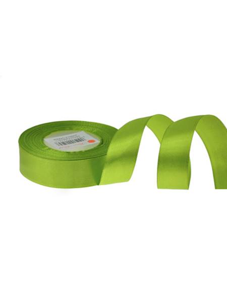Wstążka satynowa 2,5 cm x 35 y gładka, jungle green [10]