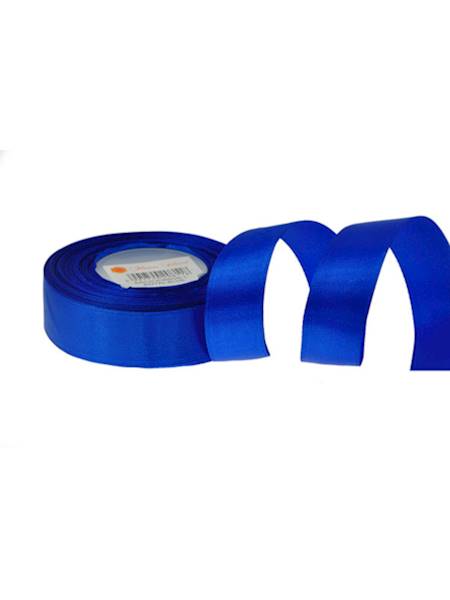 Wstążka satynowa 2,5 cm x 35 y gładka, royal blue [10]