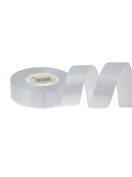 Wstążka satynowa 2,5 cm x 35 y gładka, white [10]