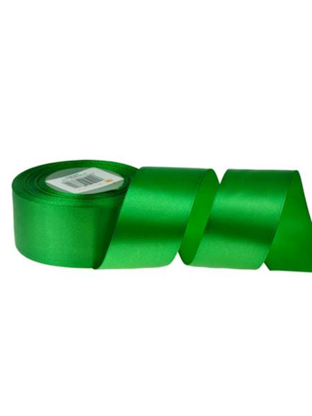 Wstążka satynowa 3,8 cm x 35 y gładka, dark green [5]
