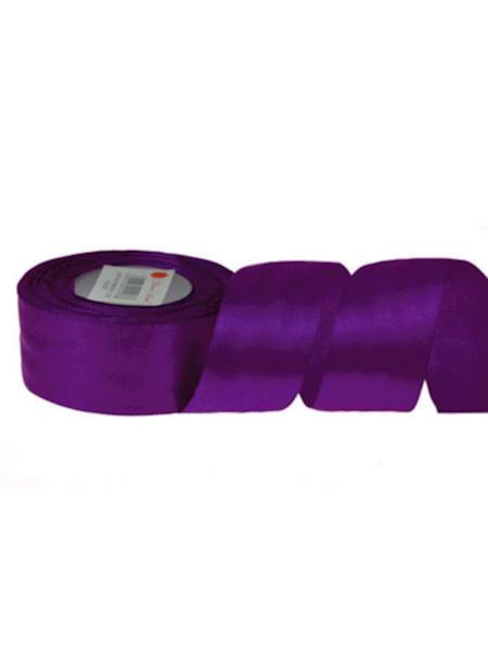 Wstążka satynowa 3,8 cm x 35 y gładka, dark plum [5]