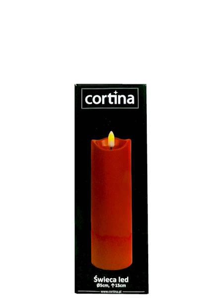 Świeca LED 2/20/WAX 5x15 cm, czerwony [12]
