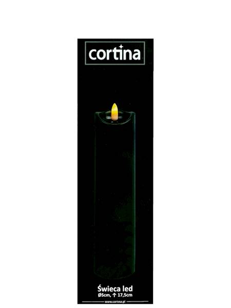 Świeca LED 3/20/WAX 5x17,5 cm czarny [12]
