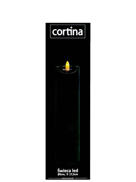 Świeca LED 3/20/WAX 5x17,5 cm czarny [12]