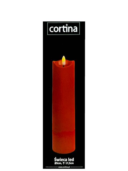 Świeca LED 3/20/WAX 5x17,5 cm czerwony [12]