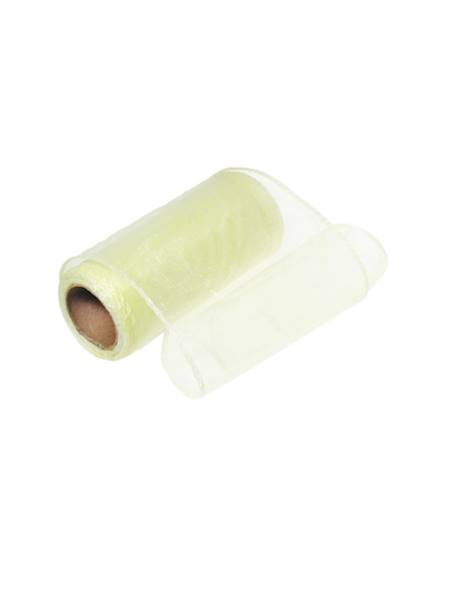 Organza 12 cm x 9 y gładka, ecru [10]