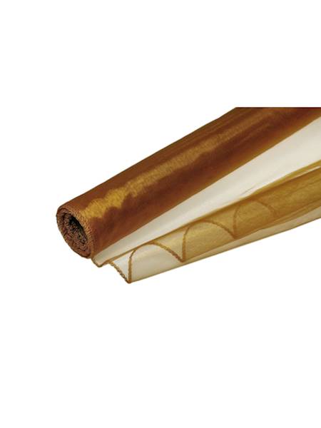 Organza 40 cm x 9 y gładka, gold [10]