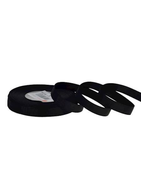 Wstążka ryps 1,2 cm x 25 y, black [20]