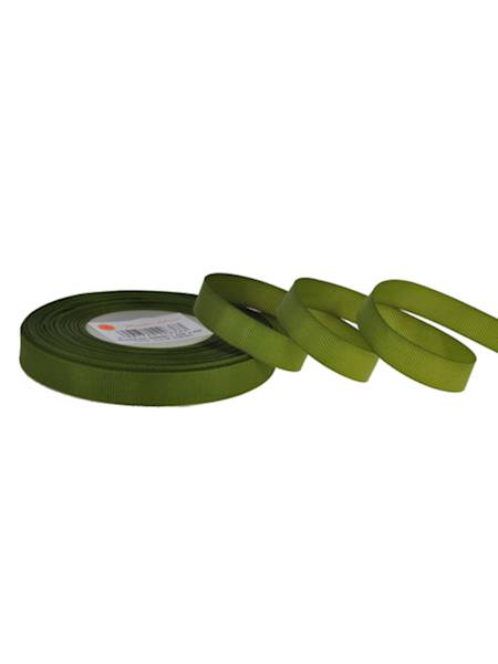 Wstążka ryps 1,2 cm x 25 y, dark olive green [20]