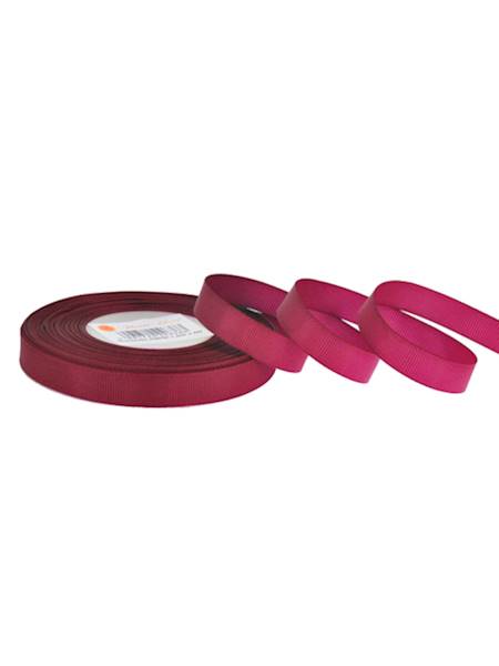 Wstążka ryps 1,2 cm x 25 y, light burgundy [20]