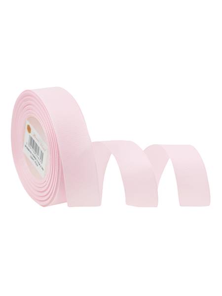 Wstążka ryps 2,5 cm x 25 y, baby pink [10]