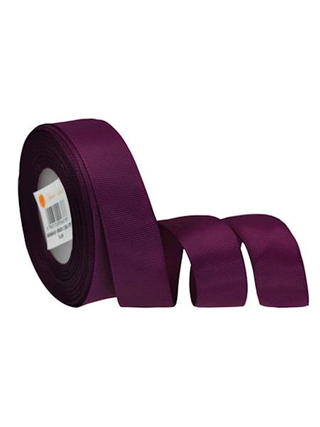 Wstążka ryps 2,5 cm x 25 y, plum [10]