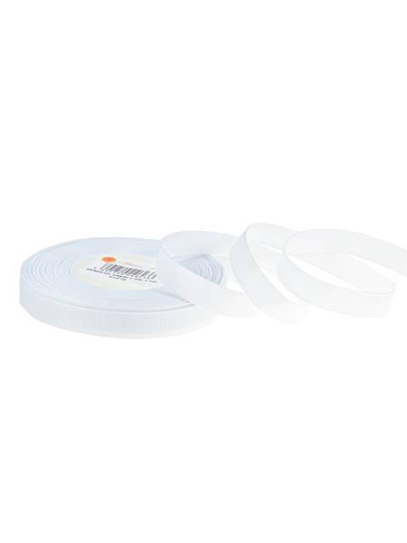 Wstążka ryps 1,2 cm x 25 y, white [20]