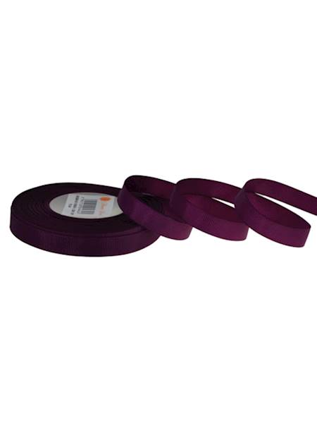 Wstążka ryps 1,2 cm x 25 y, plum [20]