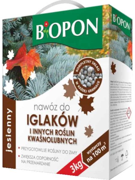 Biopon Nawóz jesienny do Iglaków 3 kg [3]