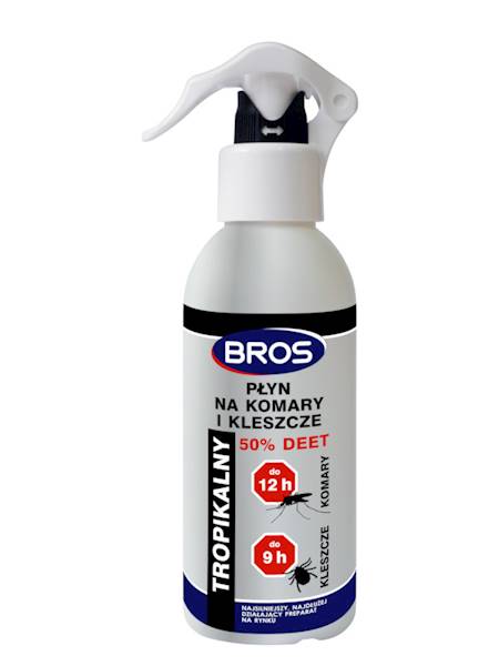 Bros Płyn na komary i kleszcze tropikalny 50% deet 130 ml [12]