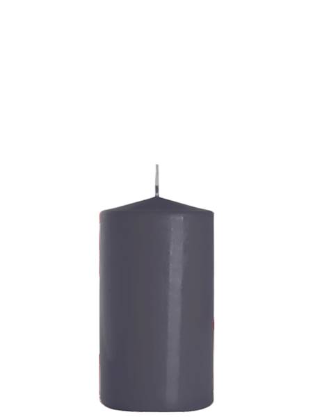 Świeca walec 80/150 szary