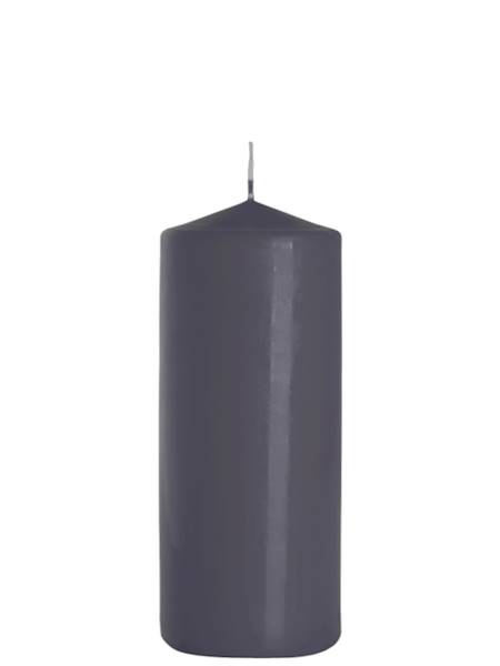 Świeca walec 80/200 szary