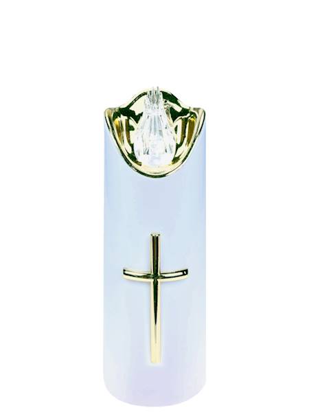 Świeca LED Rico 2/23/LUX biały+złoty+biały [12]