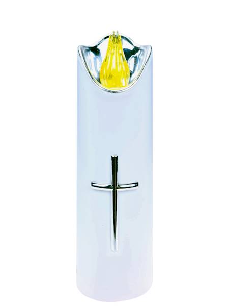 Świeca LED Rico 3/23/LUX biały+srebrny+żółty [12]