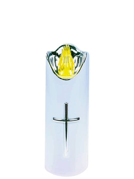 Świeca LED Rico 2/23/LUX biały+srebrny+żółty [12]