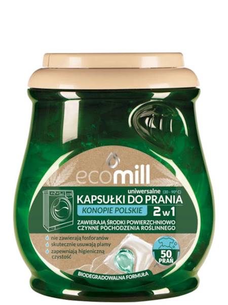 EcoMill Kapsułki do prania 2w1 Konopie polskie 50 szt. [4]