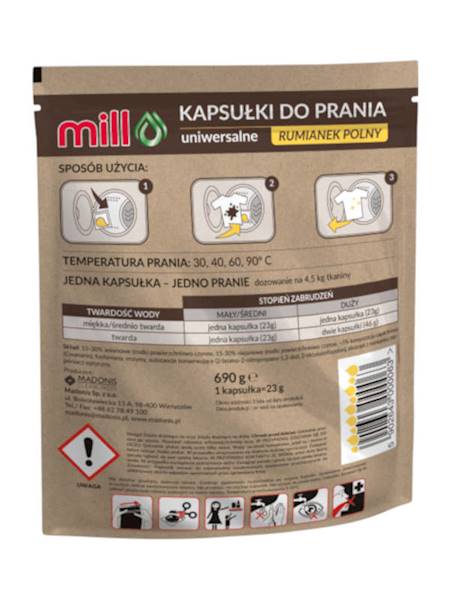 EcoMill Kapsułki do prania 2w1 Rumianek polny 30 szt. [6]