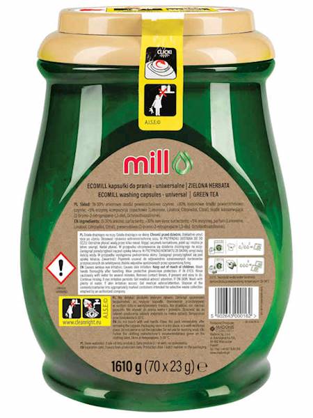 EcoMill Kapsułki do prania 2w1 Zielona herbata 70 szt. [4]